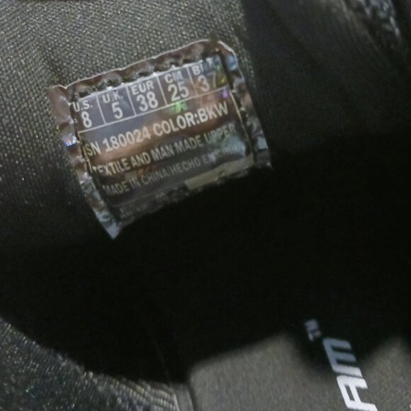 Skechers Women's Trail Sneakers Size 8 Hillcrest External Adventure Black White - Picture 10 of 11